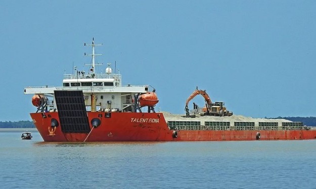 TALENT FIONA  – 2023 BLT/ 10848DWT/ 115M LOA/ EXCAVATOR FITTED/ LCT TYPE DECK CARGO BARGE