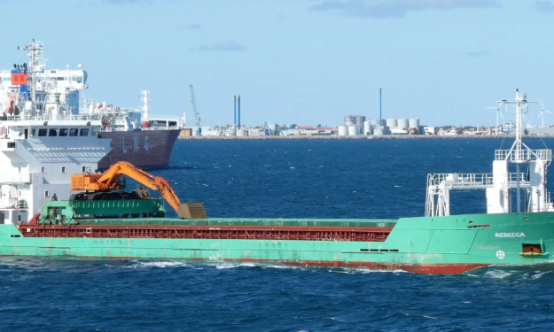 REBECCA  – 5004 DWT / 2001 BLT NTH SELF-UNLOADER WITH EXCAVATOR